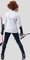 Odlo Langnes Funktionsjacke white/dark sapphire (Damen) Vorschaubild