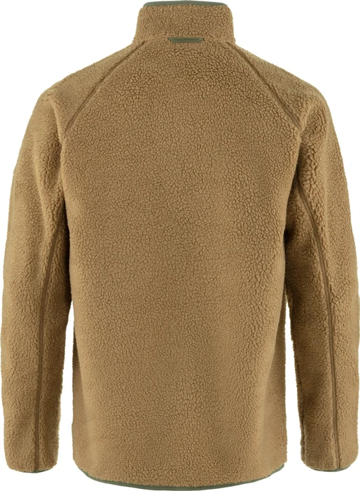 Fjällräven Vardag Pile Fleece Jacke buckwheat brown/laurel green (Herren)