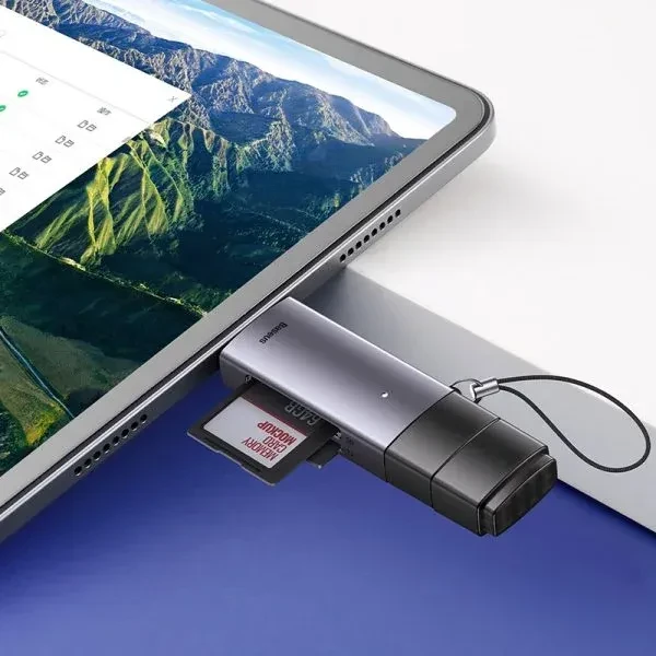 Baseus Lite Series Card Reader, USB-C/USB-A 3.0 [Stecker]