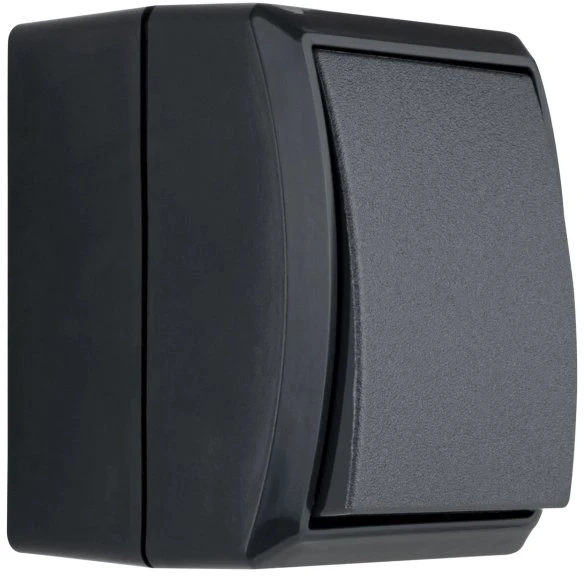 REV Ritter AquaForm Aus-/Wechselschalter AP IP 44, anthrazit
