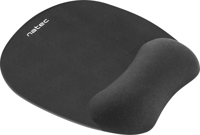 Natec Chipmunk Ergonomisches Mauspad mit Handballenauflage schwarz