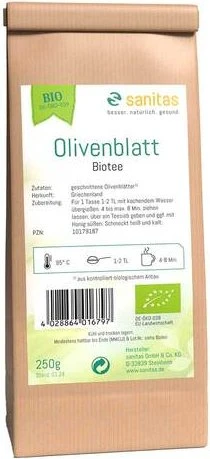 Sanitas Olivenblatt Bio Tee, 250g