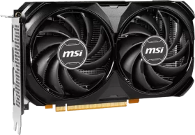MSI GeForce RTX 4060 Ventus 2X Black 8G OC, 8GB GDDR6, HDMI, 3x DP