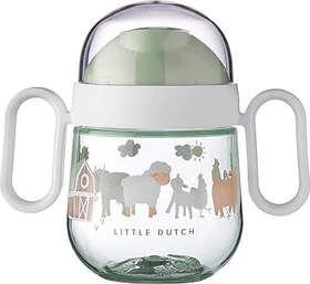 Mepal Little Dutch Mio 2.0 Antitropf Trinklernbecher, 6+M, 200ml, little farm