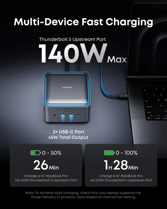 Anker Prime TB5 Docking Station, Thunderbolt 5 [Buchse]