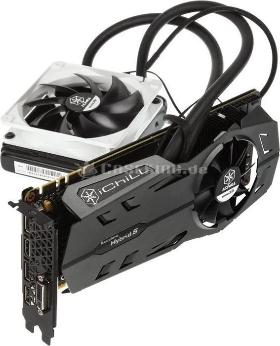 INNO3D GeForce GTX 970 iCHILL Black Accelero Hybrid S, 4GB GDDR5, DVI, HDMI, 3x DP