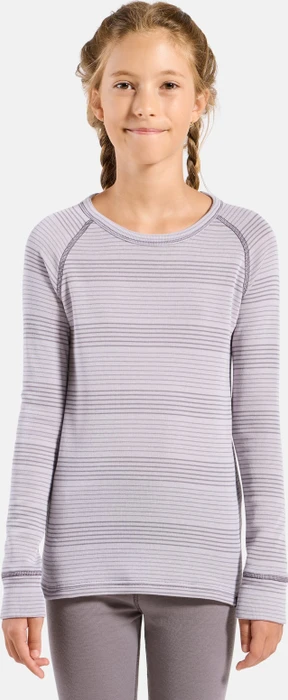 Odlo Active Warm Base Layer Set misty lilac/gray ridge (Junior)
