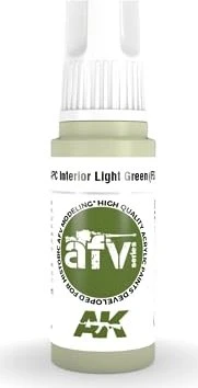 AK-Interactive 3rd Gen Acrylic Colors Air Series apc interior light green fs24533, 17ml