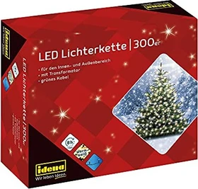 Idena Lichterkette LED 300x warmweiß