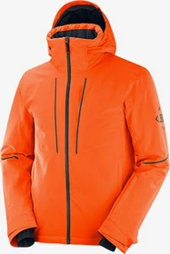 Salomon Edge Skijacke red orange/ebony (Herren)