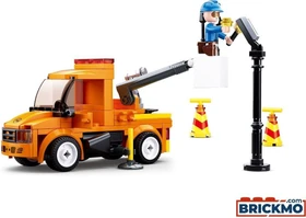 Sluban Town City Cleaners Street Lamp Truck