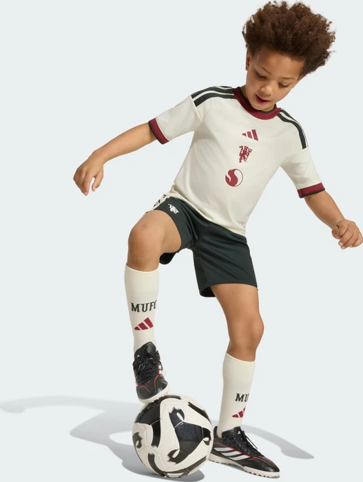 adidas Manchester United 2026/2027 Ausweichausrüstung ivory/jungle ink (Junior)