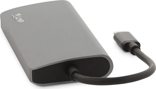 LMP USB-C Video Hub, 5-Port, USB-C 3.0 [Stecker], space gray
