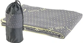 Pearl 2in1 Mikrofaser Yoga Handtuch grau