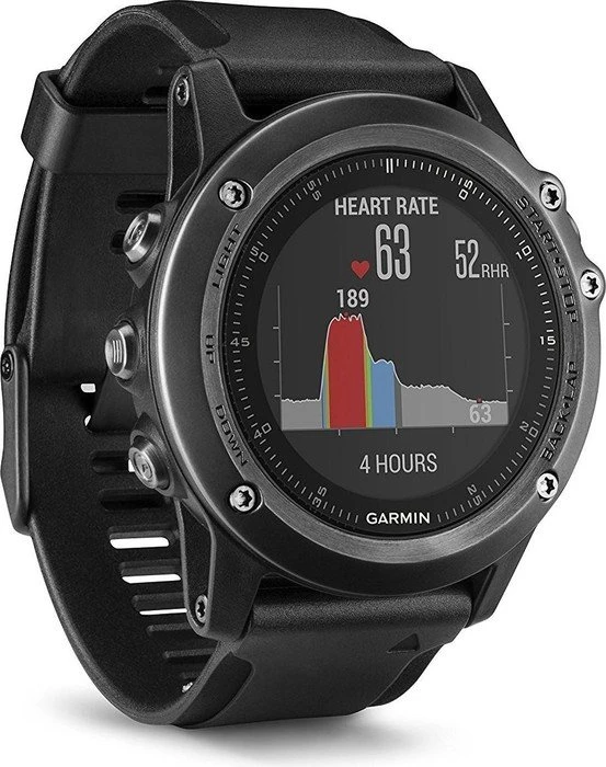 Garmin Fenix 3 Sapphire HR schwarz/grau