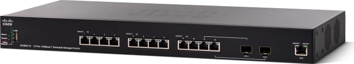 Cisco SX350X Rackmount 10G Managed Switch, 10x RJ-45, 2x RJ-45/SFP+