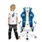 Diablo Chairs X-One 2.0 Kido Kinder-Gamingstuhl, Aqua Blue, blau/weiß Vorschaubild