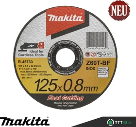 Makita INOX Trennscheibe, 125x0.8x22.23mm, 1 Stück
