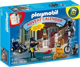 playmobil Weihnachten - Adventskalender Polizeialarm! Schatzräuber auf der Flucht