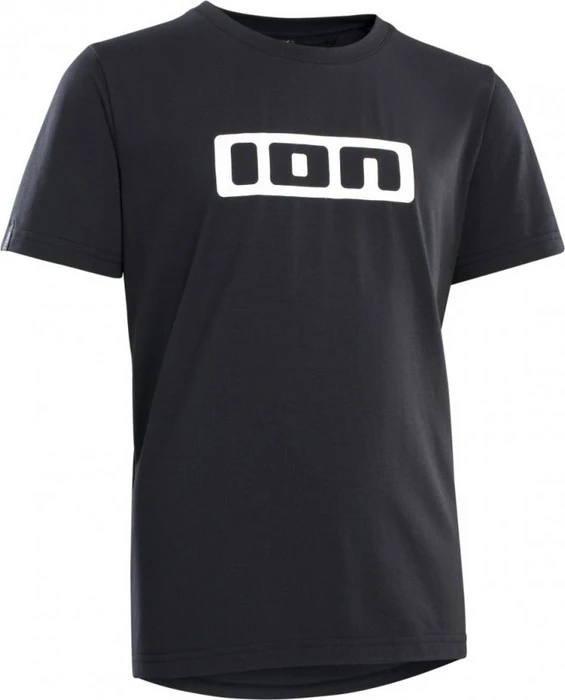 ION MTB Logo DR Trikot kurzarm schwarz (Junior)
