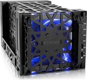 Icy Dock MB174U3S-4SB Black Vortex