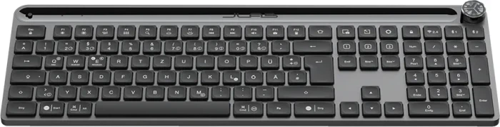 JLab Epic Wireless Keyboard, schwarz, LEDs weiß, USB/Bluetooth, DE
