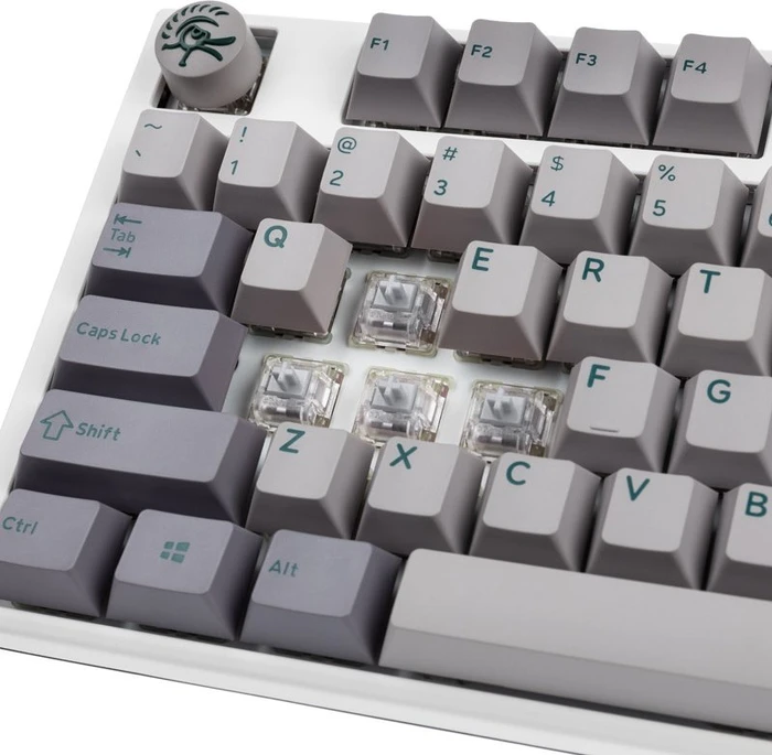 Ducky One 3 Mist Grey PBT, LEDs RGB, MX SPEED RGB Silver, USB, US