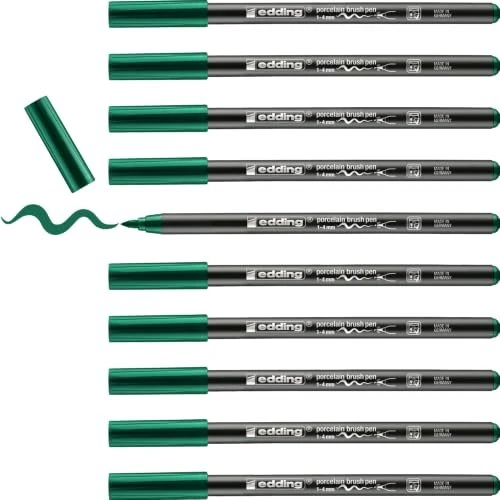 edding 4200 Porzellanpinselstift braun, 10er-Pack