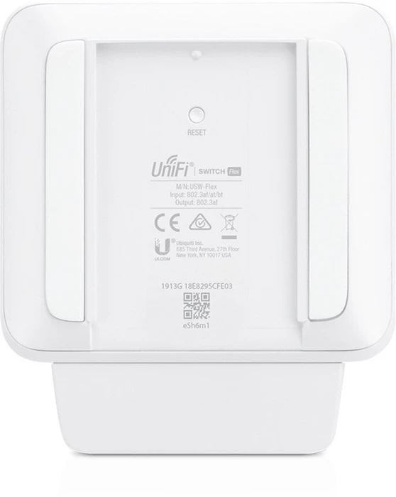 Ubiquiti UniFiSwitch Flex Outdoor Wallmount Gigabit Managed Switch, 5x RJ-45, 46W PoE PD