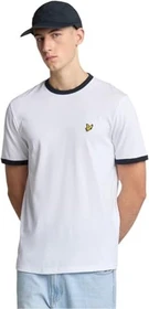 Lyle & Scott Ringer T-Shirt kurzarm white/dark navy (Herren)