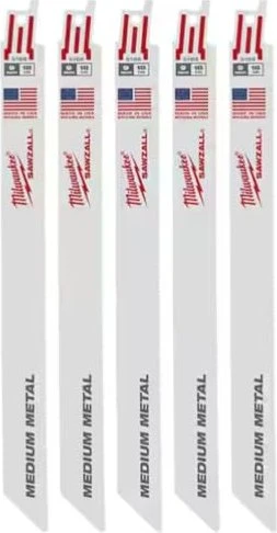 Milwaukee Fangtip Thin Kerf Säbelsägeblatt, 230x0.9mm, 5 Stück