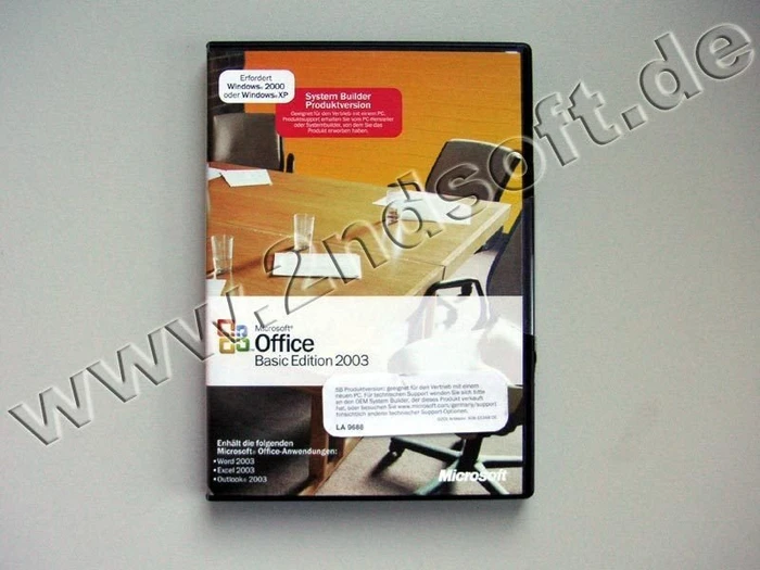 Microsoft Office 2003 Basic Edition, 1 User, DSP/SB (deutsch) (PC)