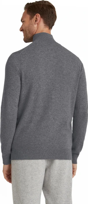 Falke Luxury Troyer Pullover dark grey-heather (Herren)