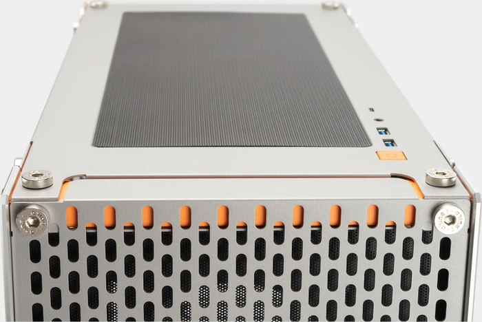 In Win Dubili Titanium Grey DIY Edition, modular, grau, Glasfenster