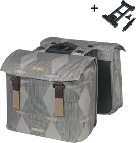 Basil Elegance Doppeltasche MIK Gepäcktasche chateau taupe