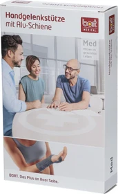 Bort Medical Handgelenkstütze mit Alu-Schiene rechts Größe S grau, 1 Stück
