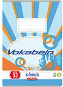 Herlitz Vokabelheft, A5, Lineatur 53 Vokabel, 32 Blatt