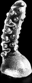 Dark Crystal Clear Large Dildo