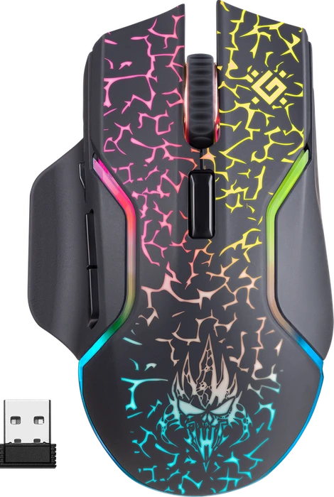Defender Oneshot GM-067 Wireless Gaming Mouse schwarz, USB