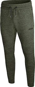 Jako Premium Basics Trainingshose lang khaki/meliert