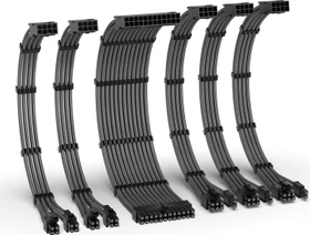 EZDIY-FAB Cable Extension Kit, 1x 24-Pin, 2x 4/8-Pin ATX, 3x 8-Pin PCIe, 16AWG, grau