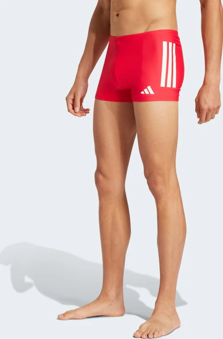 adidas 3-Streifen 2-Inch Badehose pure ruby/white (Herren)