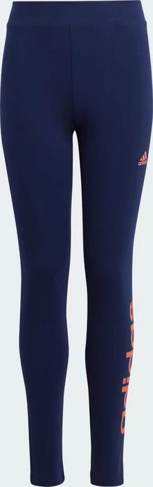 adidas Essentials Linear Logo Cotton Hose lang dark blue/semi coral fusion (Junior)