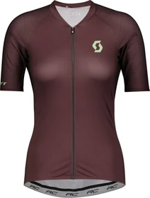 Scott RC Premium Trikot kurzarm maroon red/mint green (Damen)