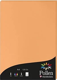 Clairefontaine Pollen Universalpapier clementine, A4, 120g/m², 50 Blatt