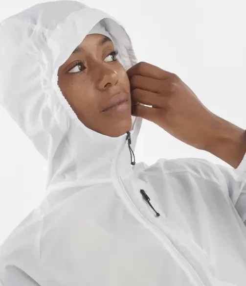 Salomon Bonatti Cross Wind Funktionsjacke white/gray violet (Damen)