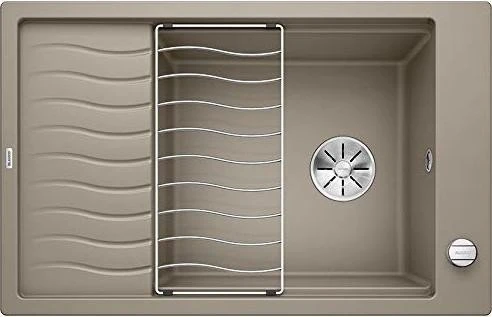 Blanco Elon XL 6 S InFino Becken reversibel mit Ablauffernbedienung tartufo