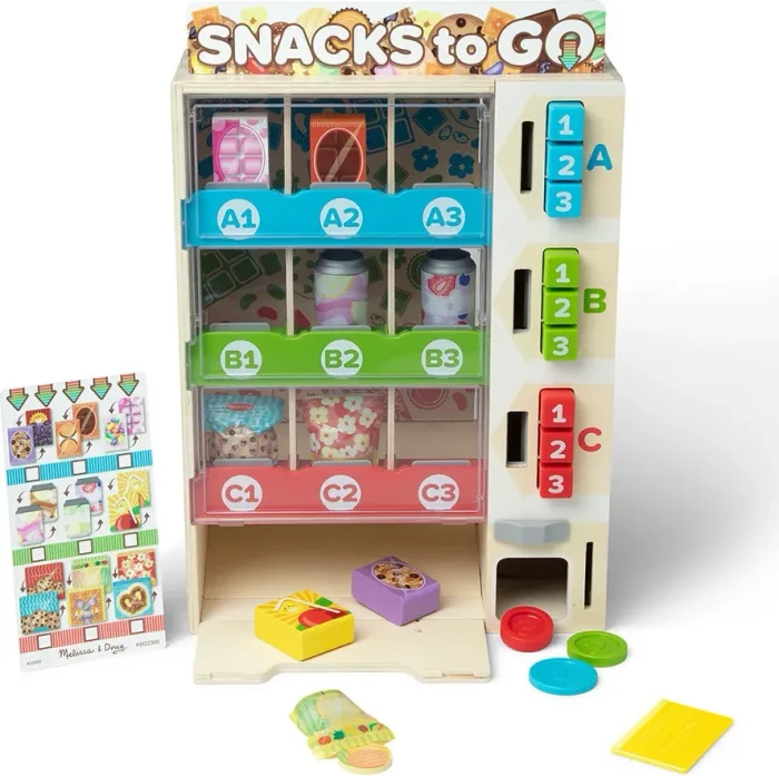 Melissa & Doug Verkaufsautomaten Spielset aus Holz