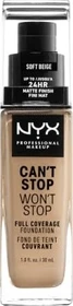 NYX Can't Stop Won't Stop Foundation soft beige, 30ml
