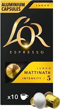Douwe Egberts L'OR Espresso Lungo Mattinata Kaffeekapseln, 10 Stück